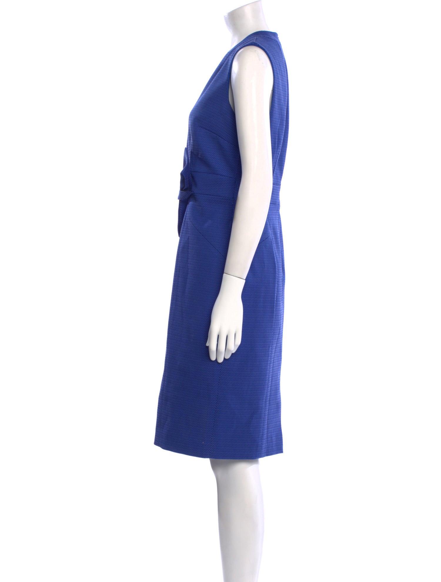 Hobbs London V-Neck Knee-Length Dress