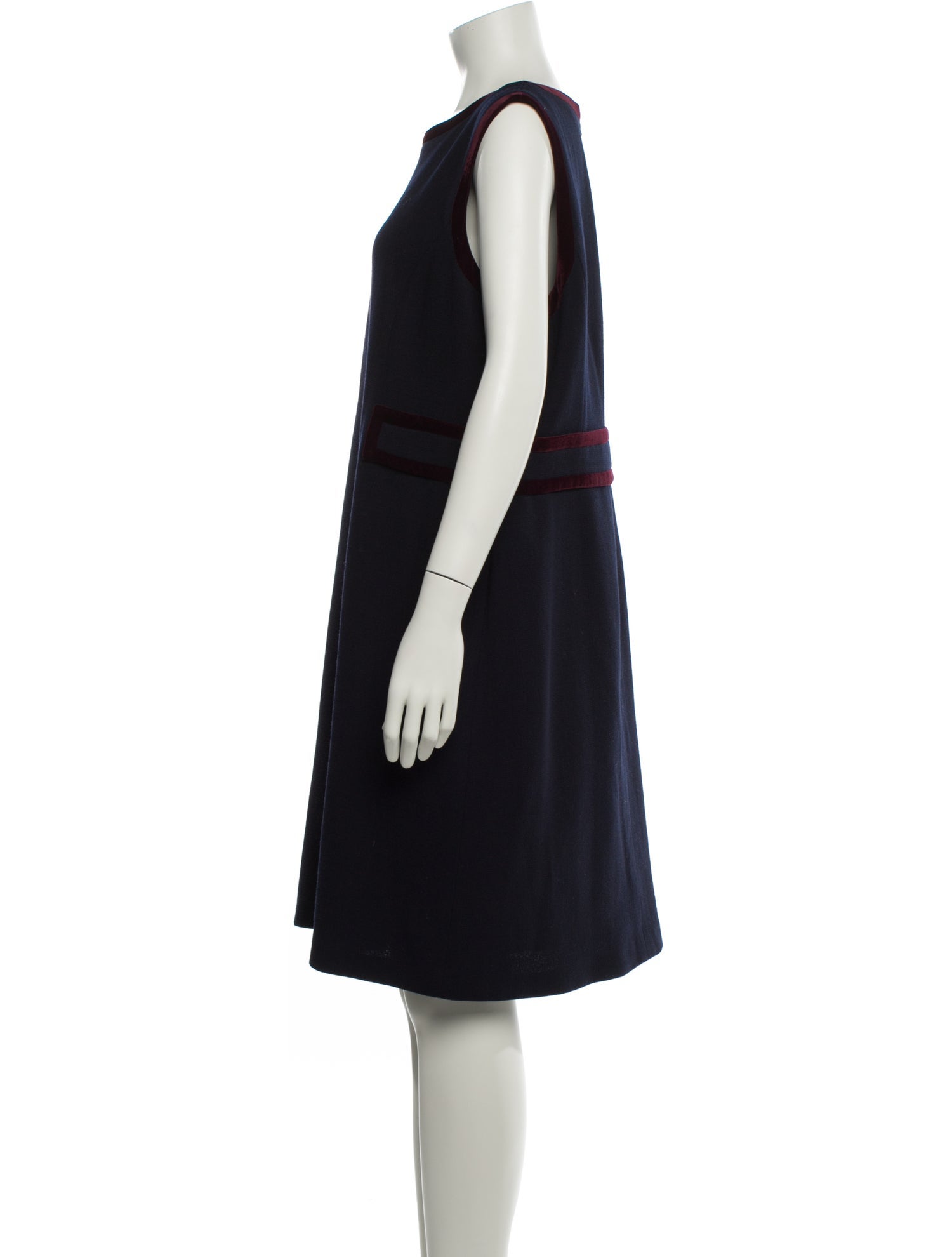 Hobbs London Wool Knee-Length Dress