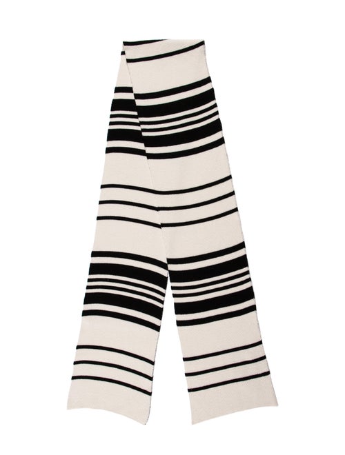 Hood Dandy Knitted Striped Wool & Cashmere Scarf B