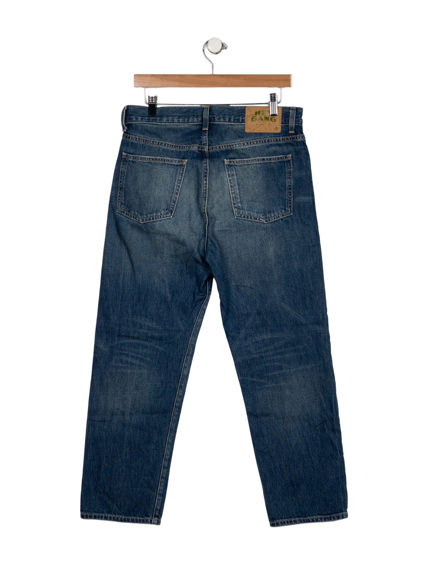 Hey Gang High-Rise Straight Leg Jeans