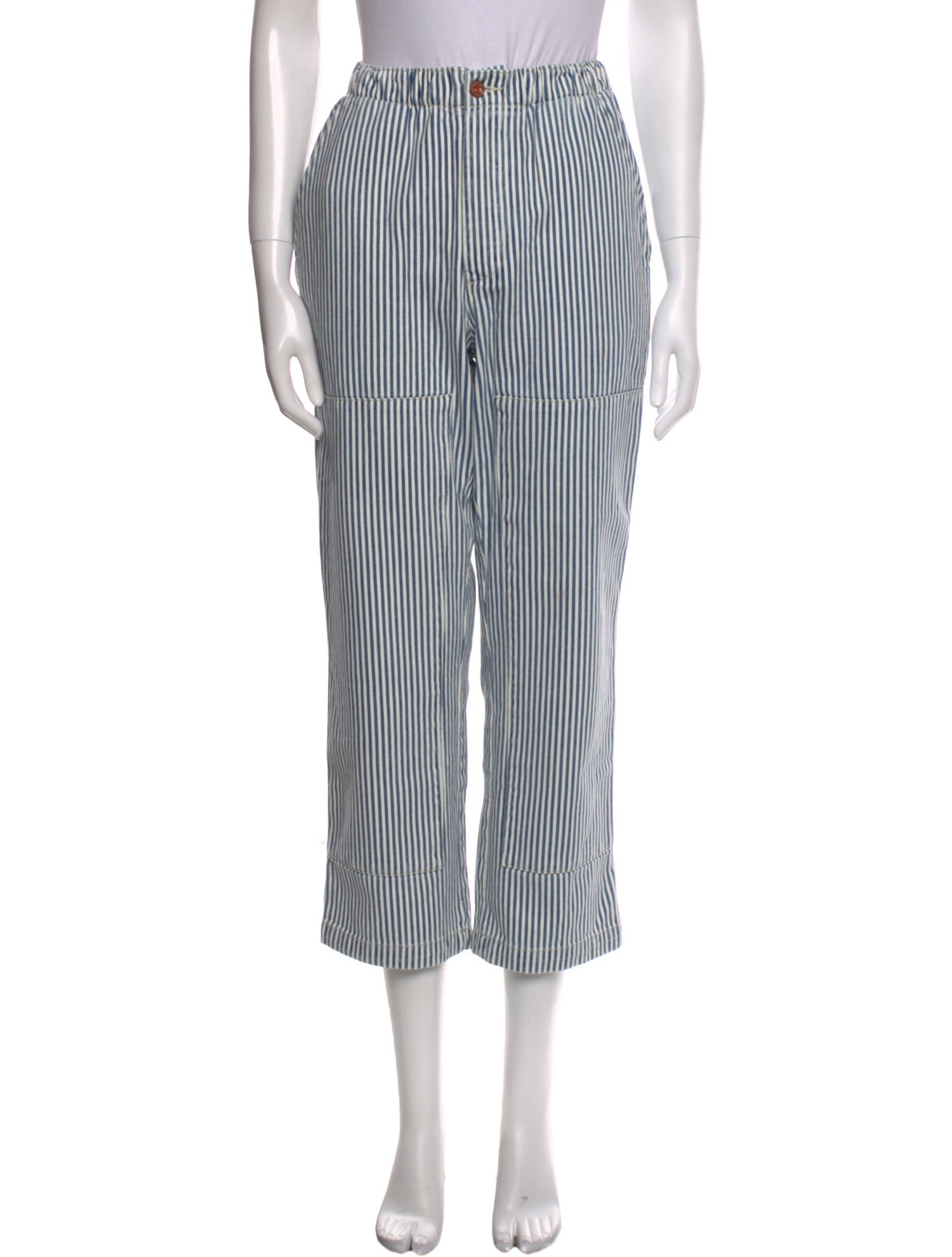 Hey Gang Striped Straight Leg Pants