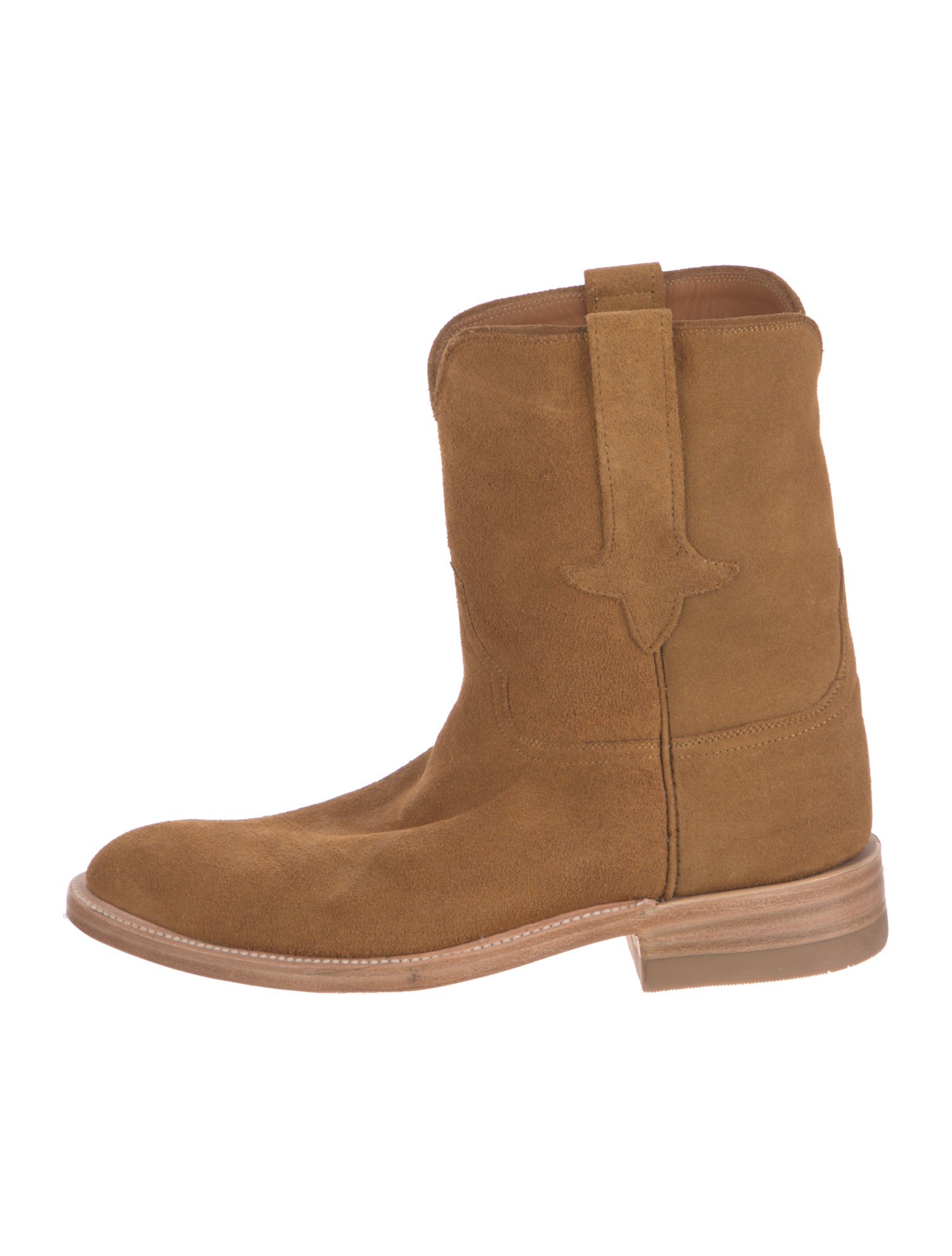 Hey Gang Suede Western Boots