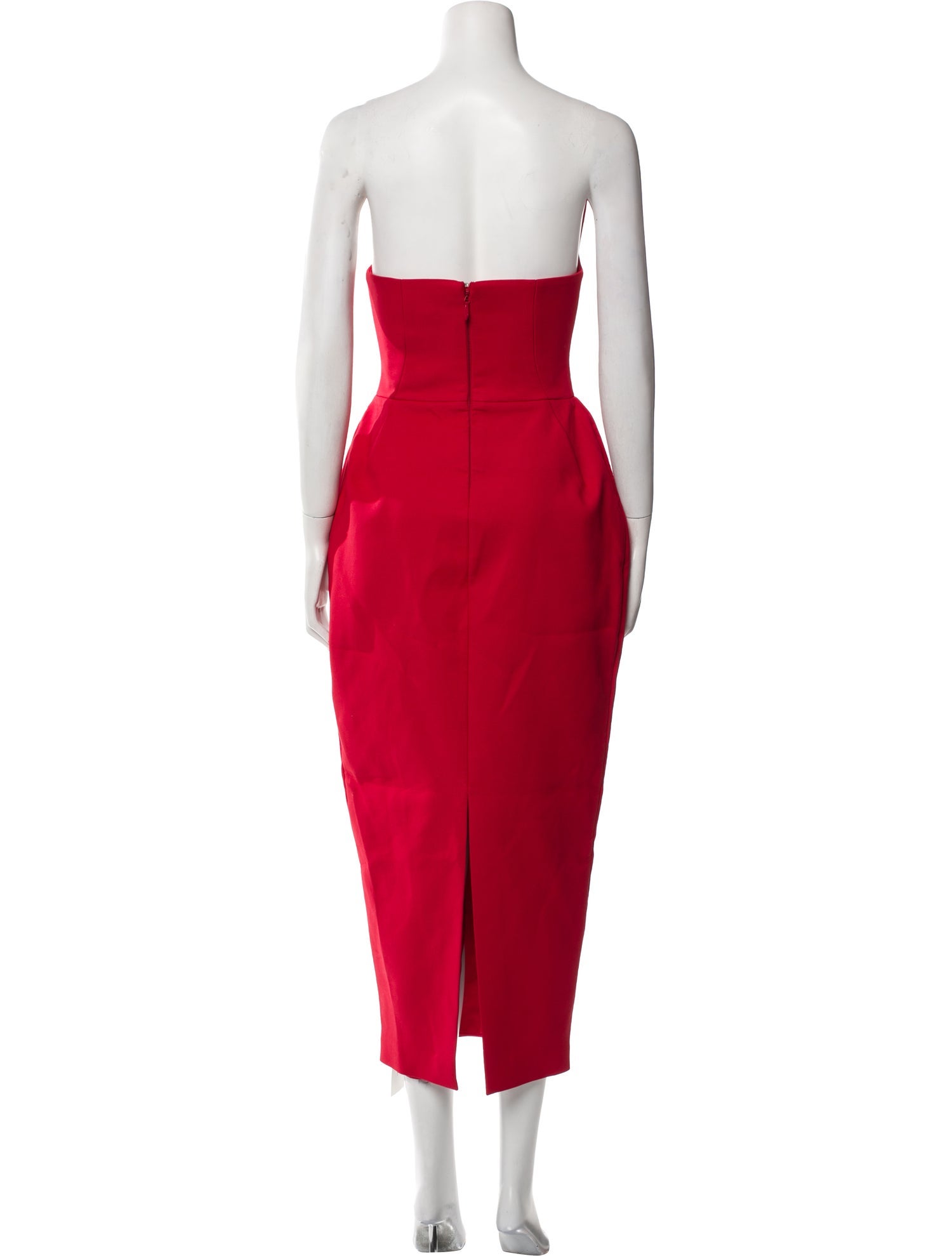 Helsa Strapless Midi Length Dress