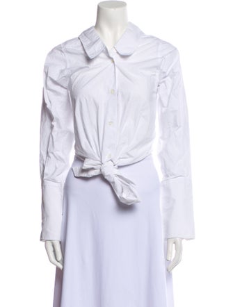 Helsa Long Sleeve Button-Up Top