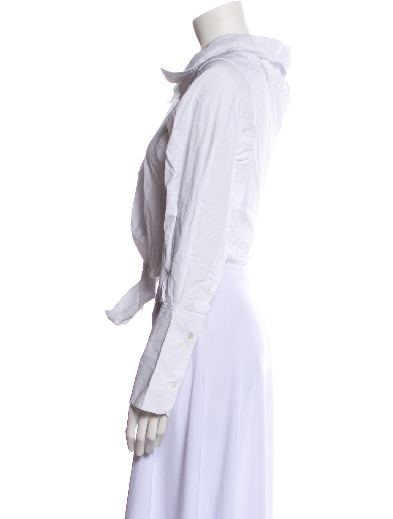 Helsa Long Sleeve Button-Up Top