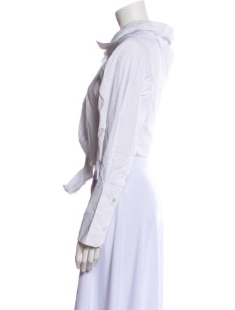 Helsa Long Sleeve Button-Up Top