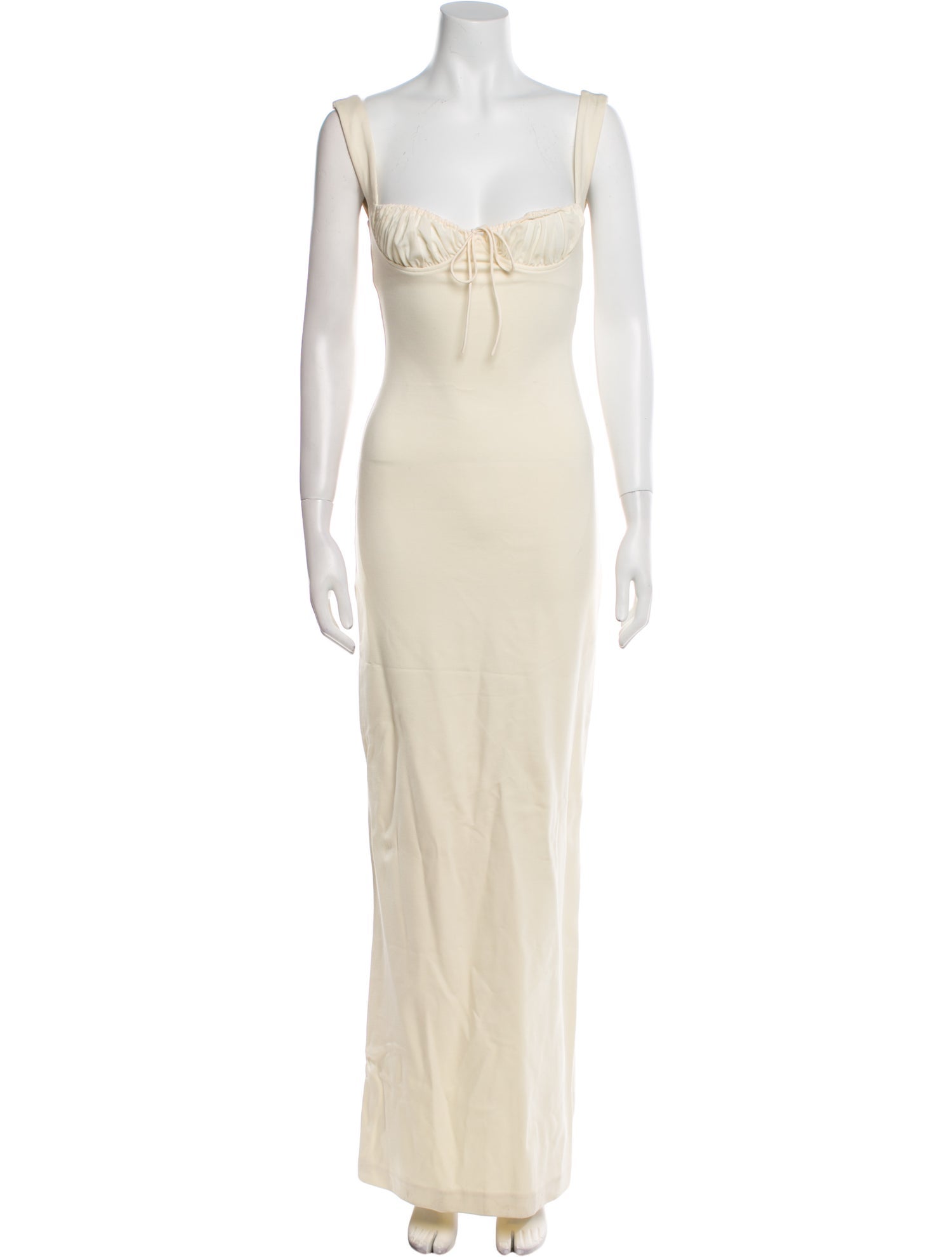 Helsa Square Neckline Long Dress