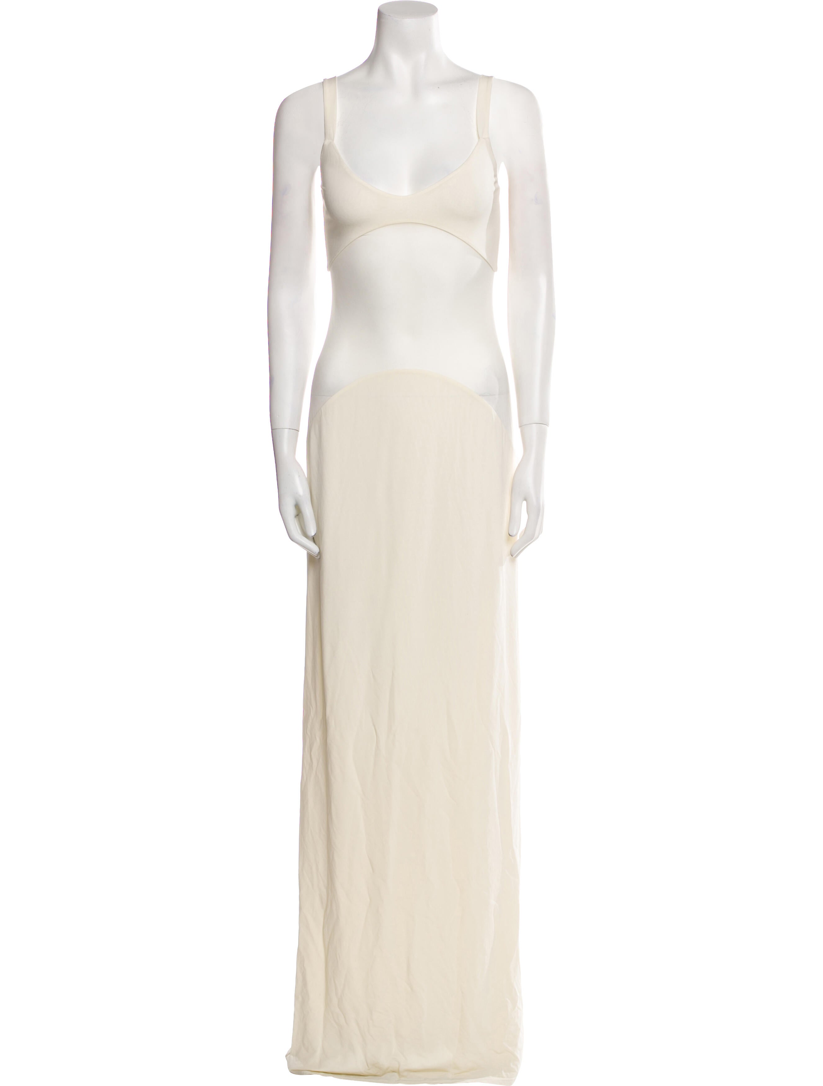 Helsa Scoop Neck Long Dress