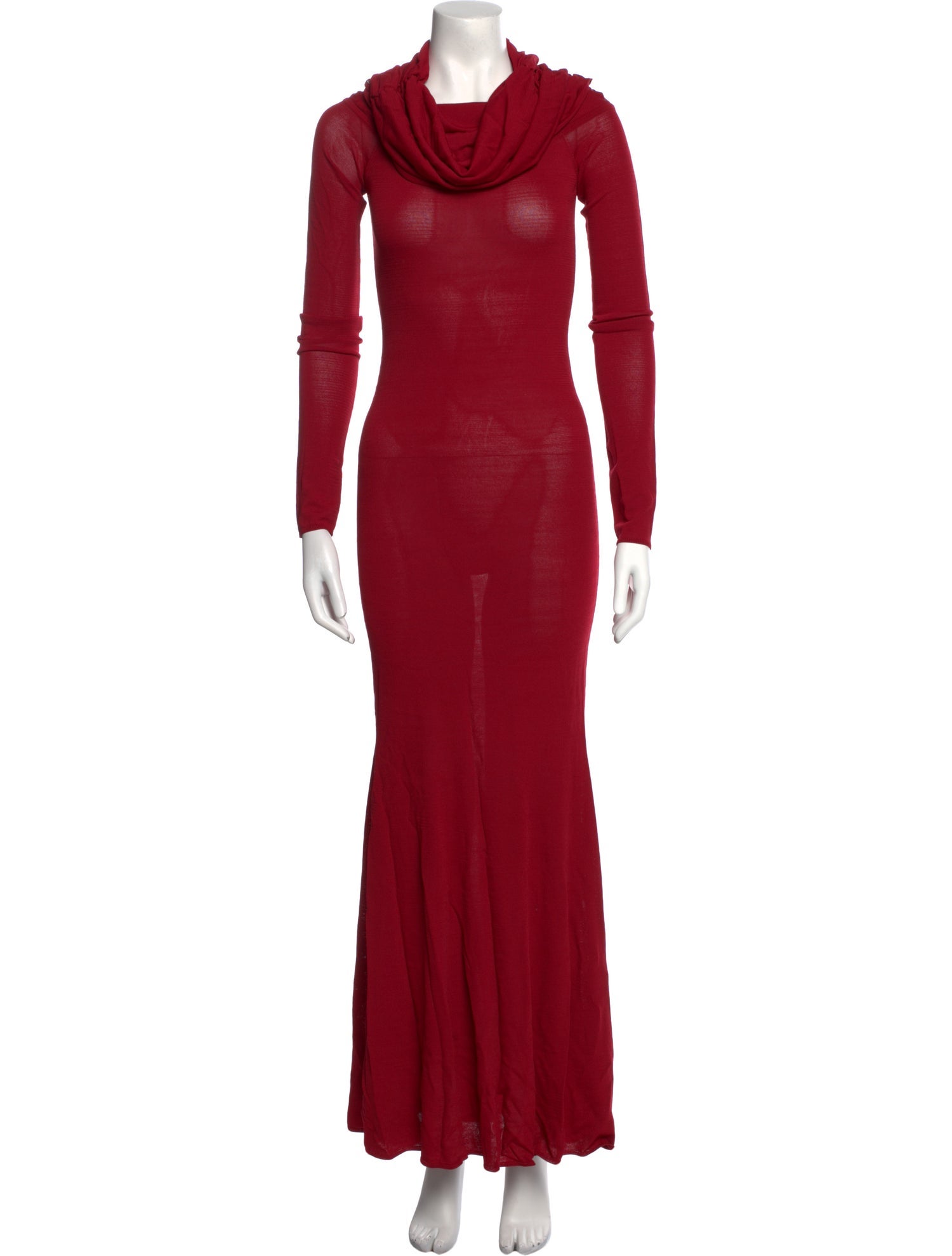 Helsa Cowl Neck Long Dress