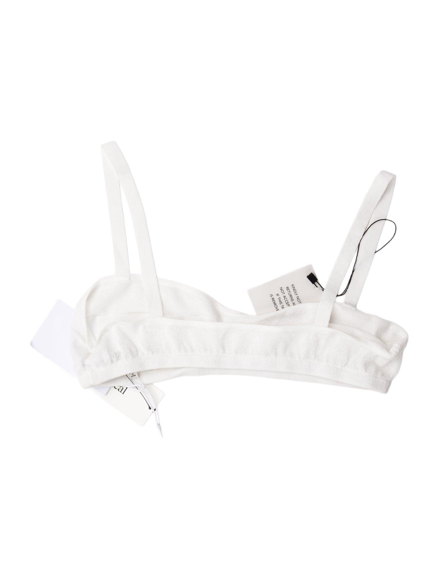 Helsa Square Neckline Sleeveless Crop Top w/ Tags