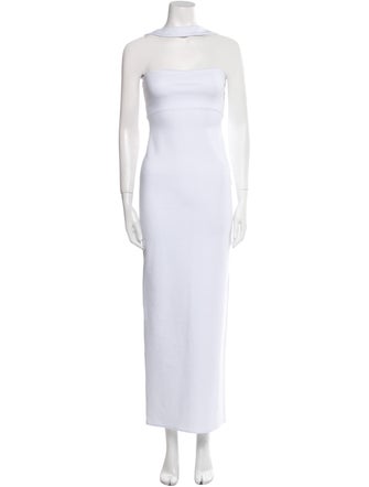 Helsa Strapless Midi Length Dress