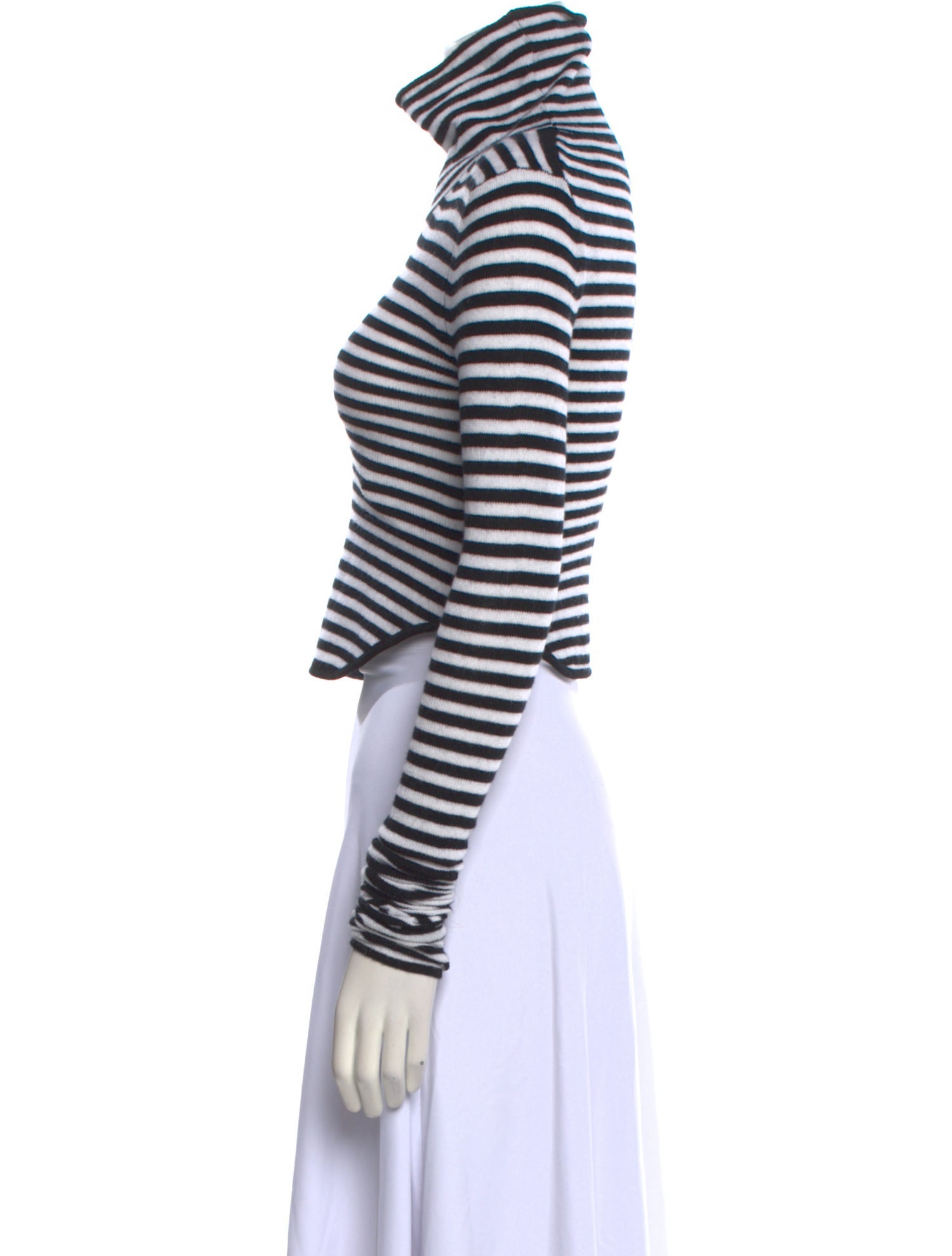 Helsa Striped Turtleneck Sweater