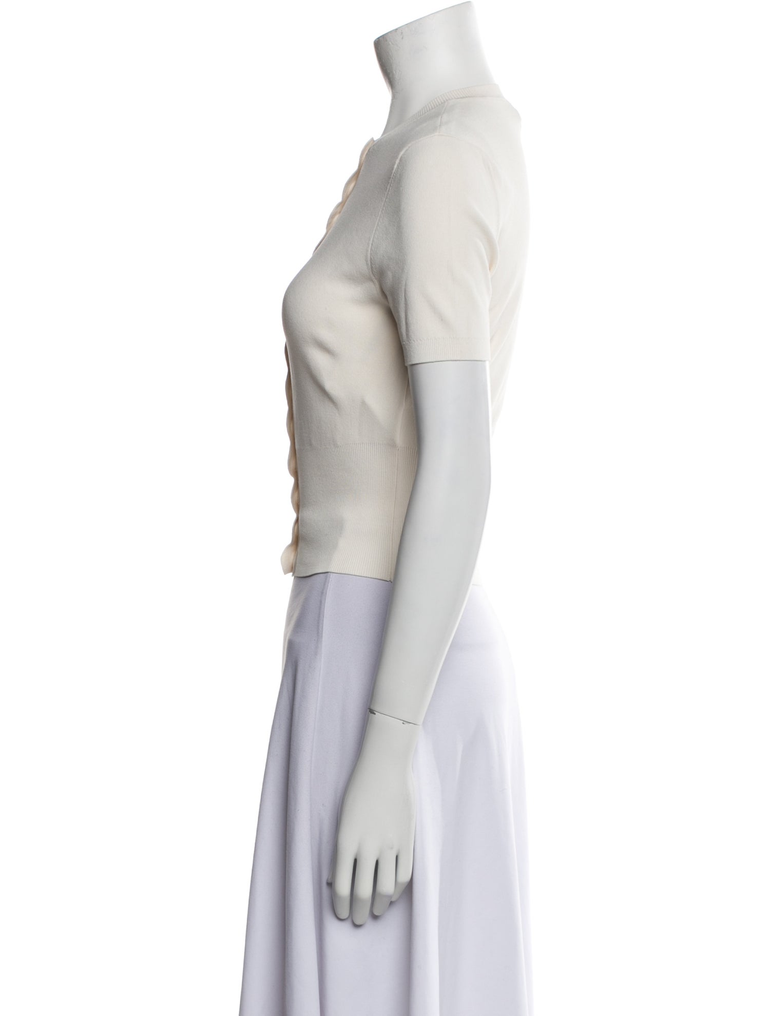 Helsa Crew Neck Short Sleeve Crop Top