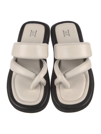Helsa Leather Slides