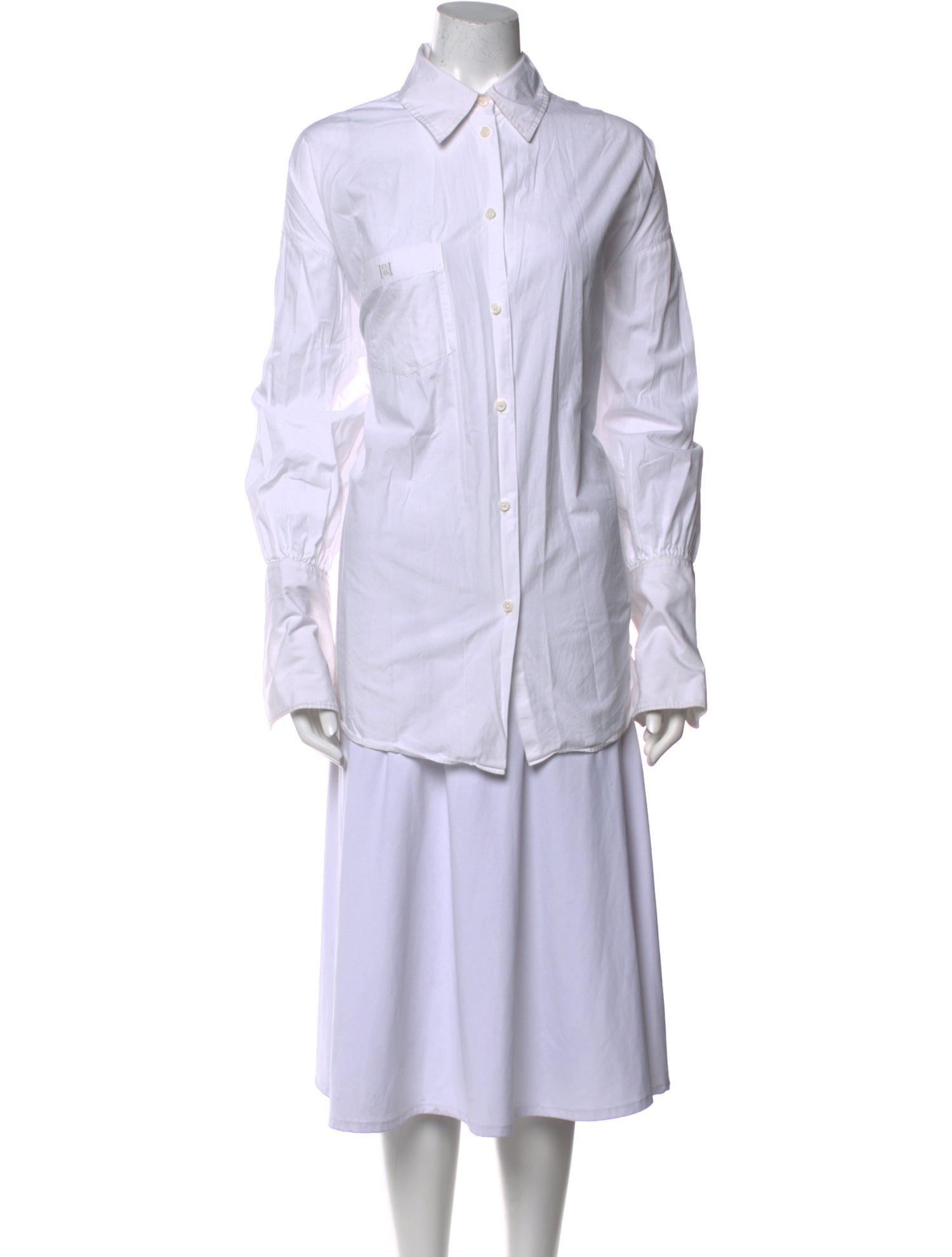 Helsa Long Sleeve Button-Up Top