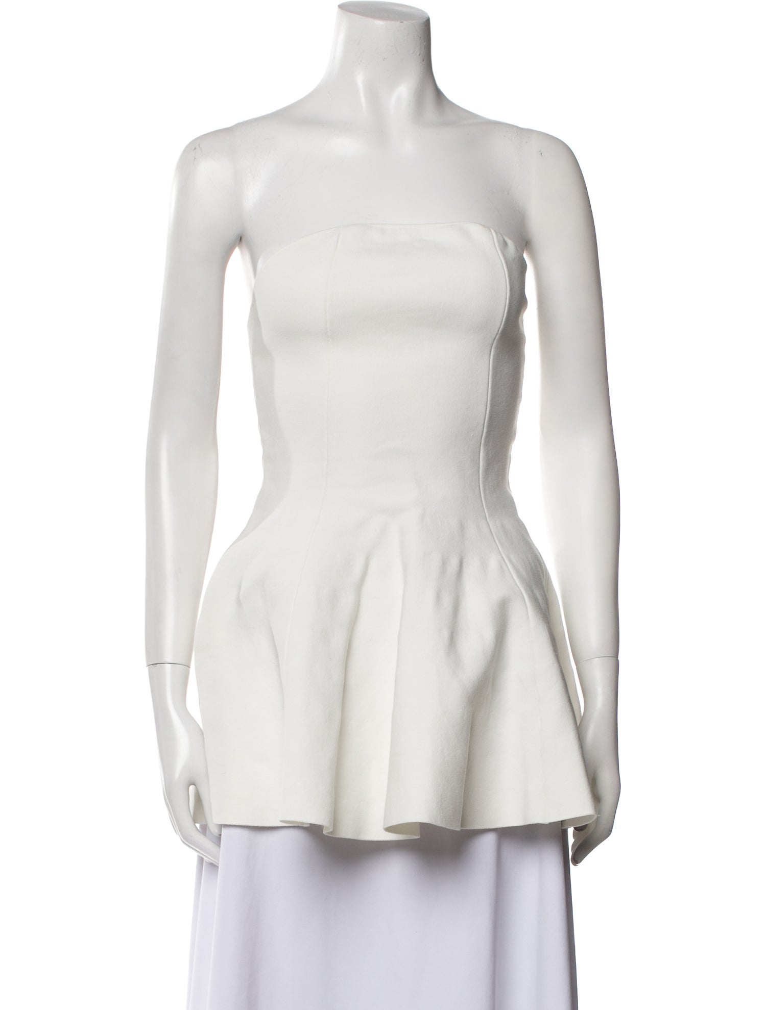 Helsa Wool Strapless Top