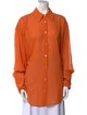 Helsa Long Sleeve Button-Up Top