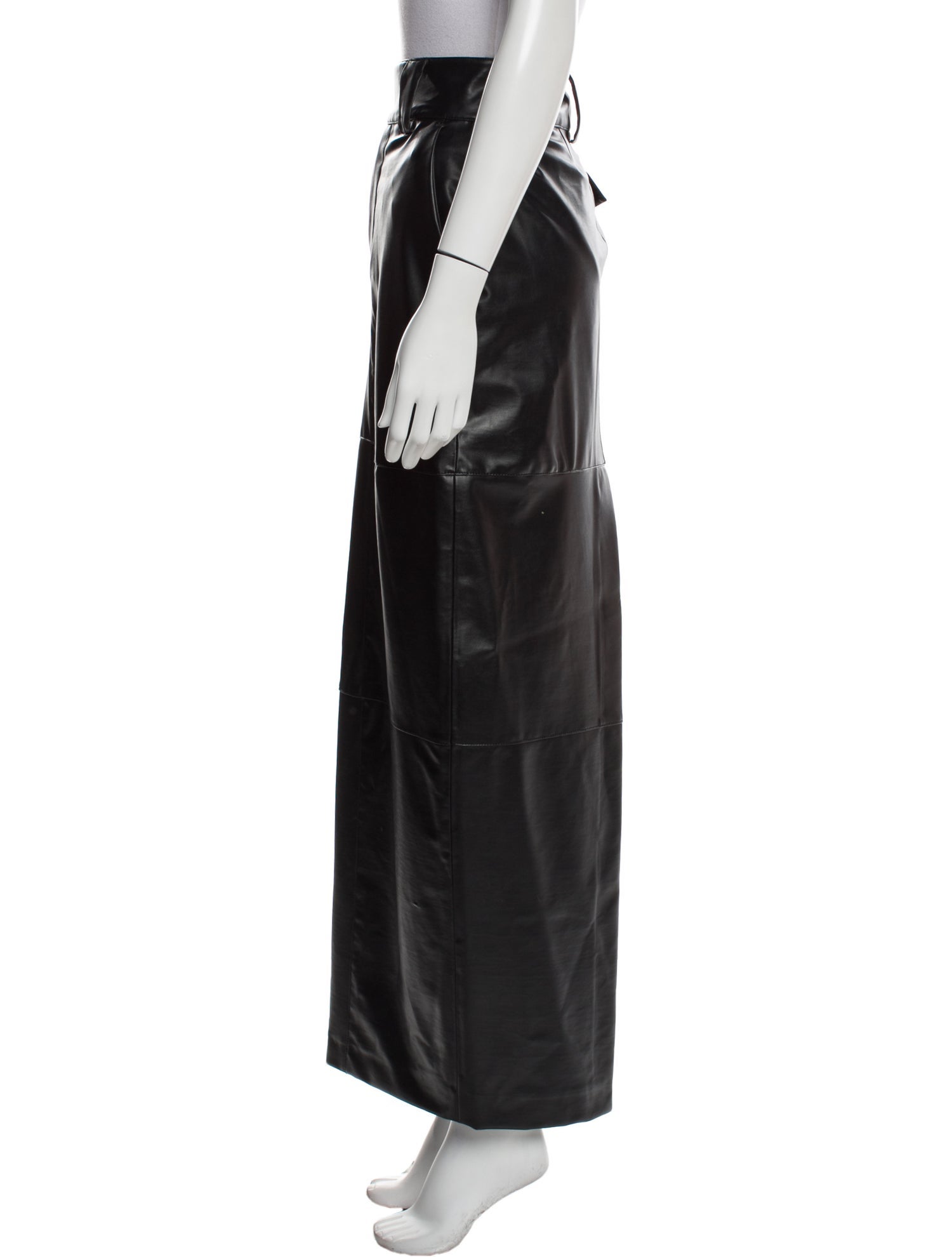 Helsa Faux Leather Long Skirt