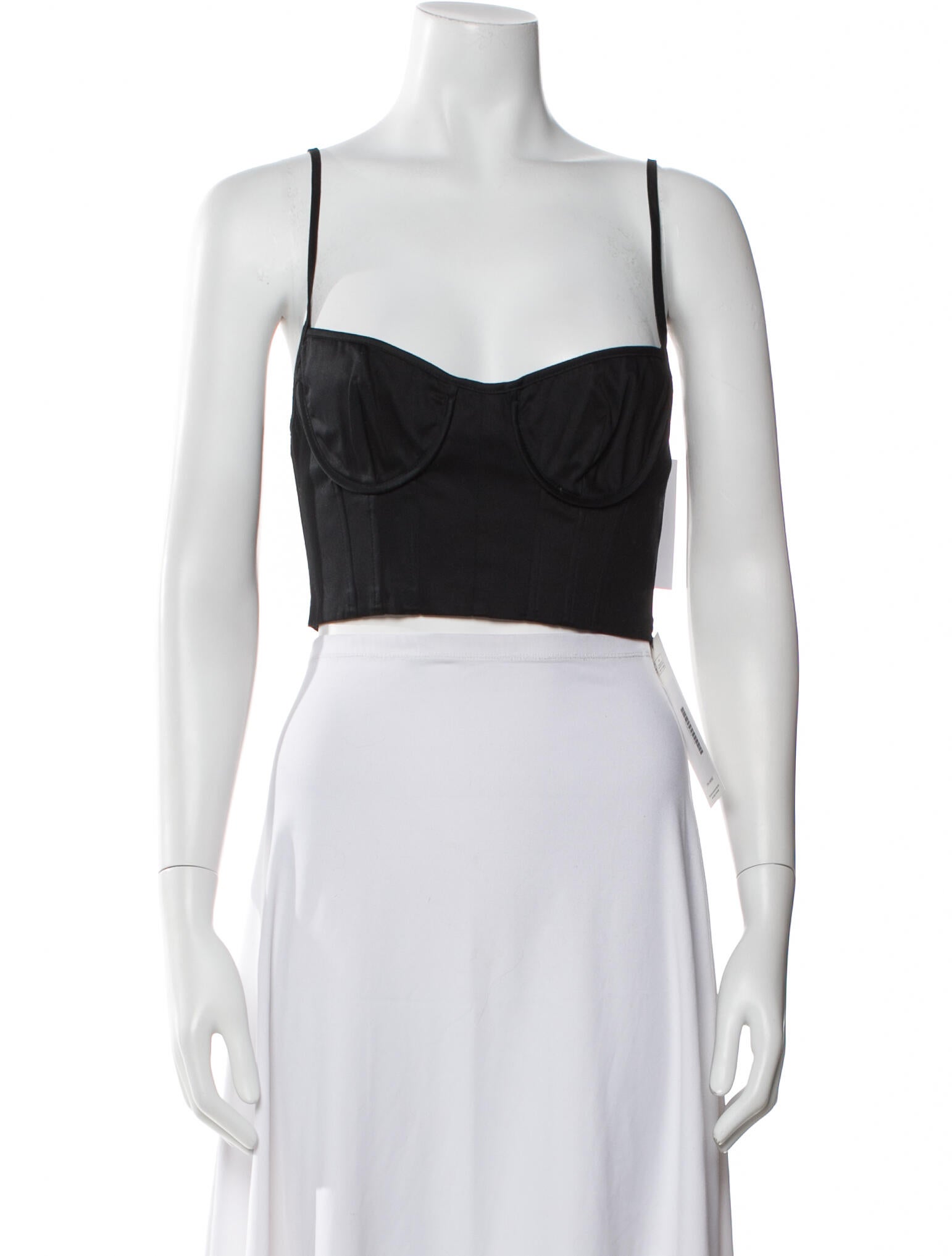 Helsa Square Neckline Sleeveless Crop Top w/ Tags