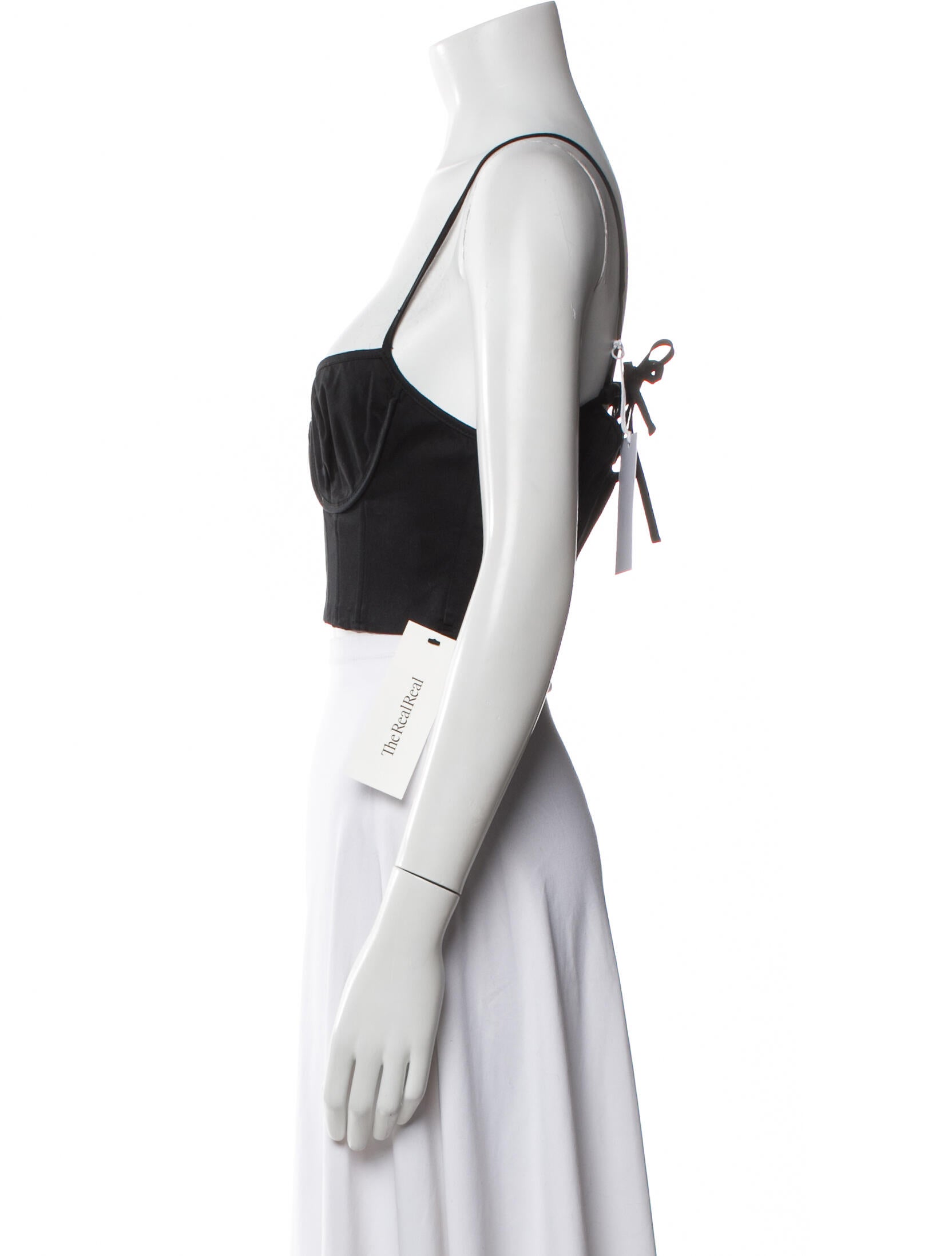 Helsa Square Neckline Sleeveless Crop Top w/ Tags