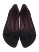 Helsa Suede Bow Accents Flats