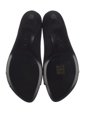 Helsa Suede Bow Accents Flats