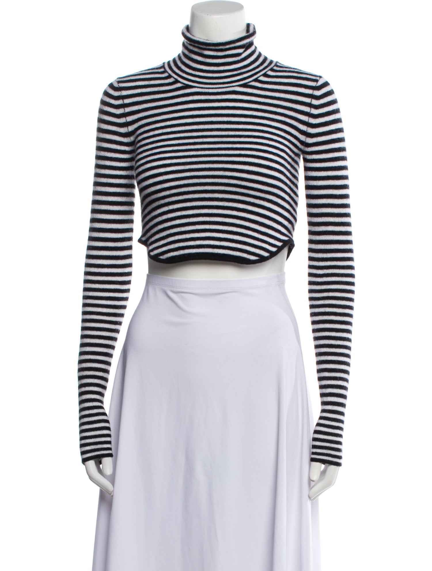 Helsa Striped Turtleneck Sweater