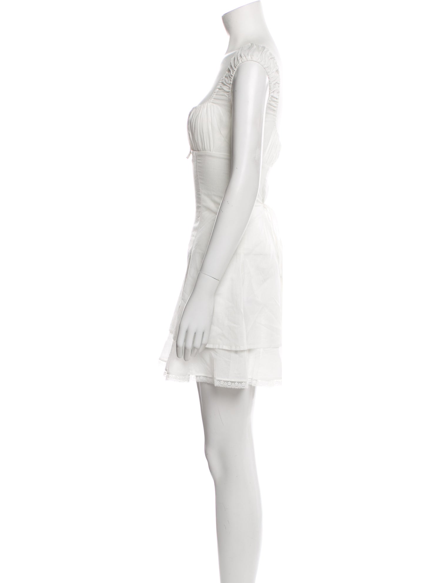 Helsa Square Neckline Mini Dress