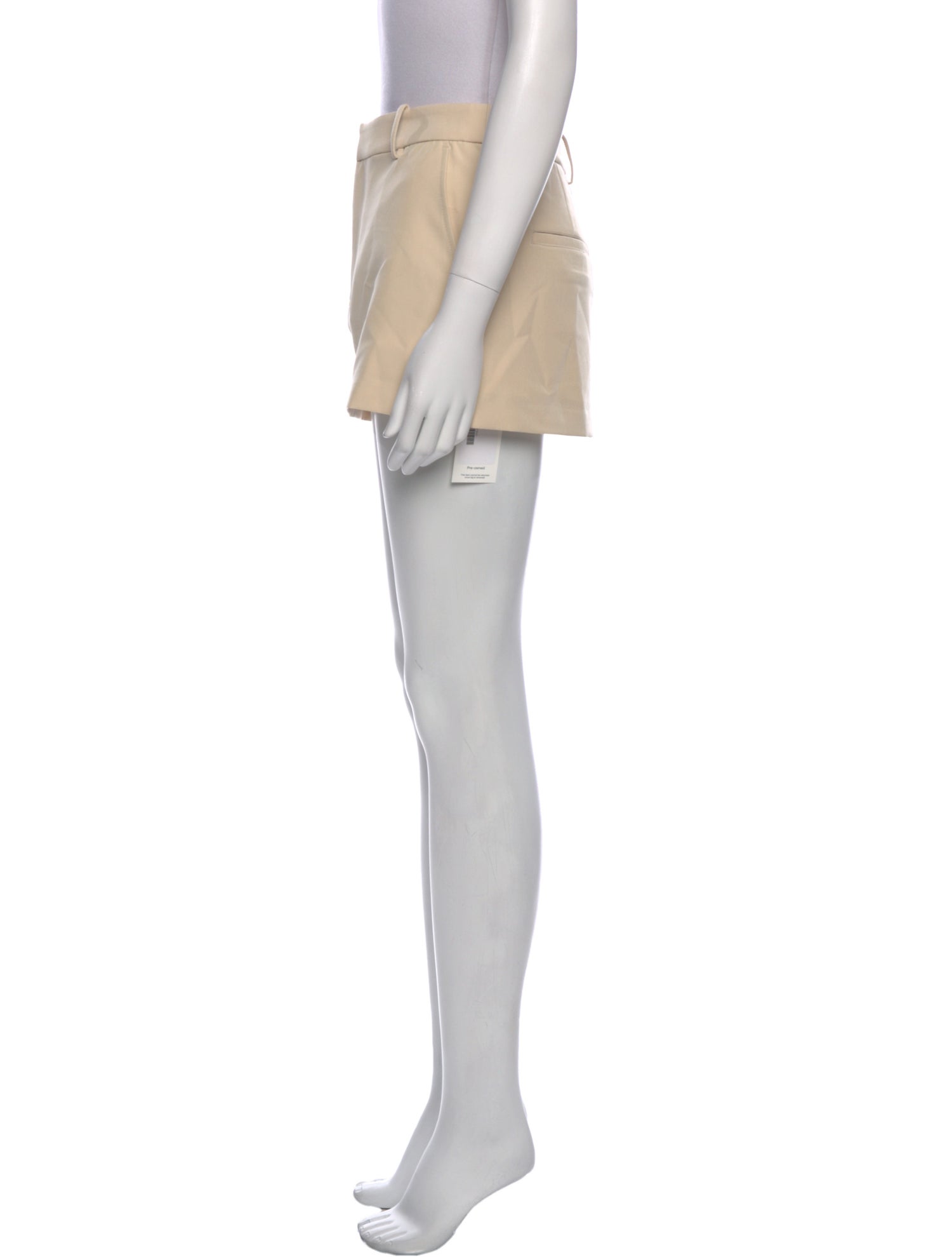 Helsa Raw-Edge Trim Mini Skirt