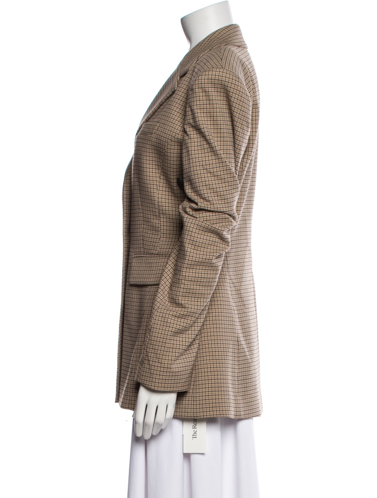 Helsa Plaid Print Blazer