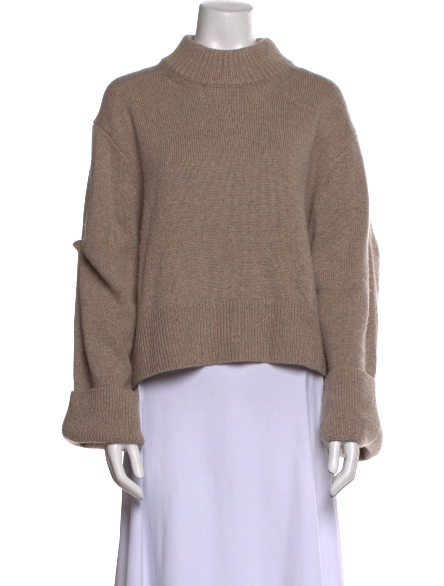 Helsa Nylon Mock Neck Sweater