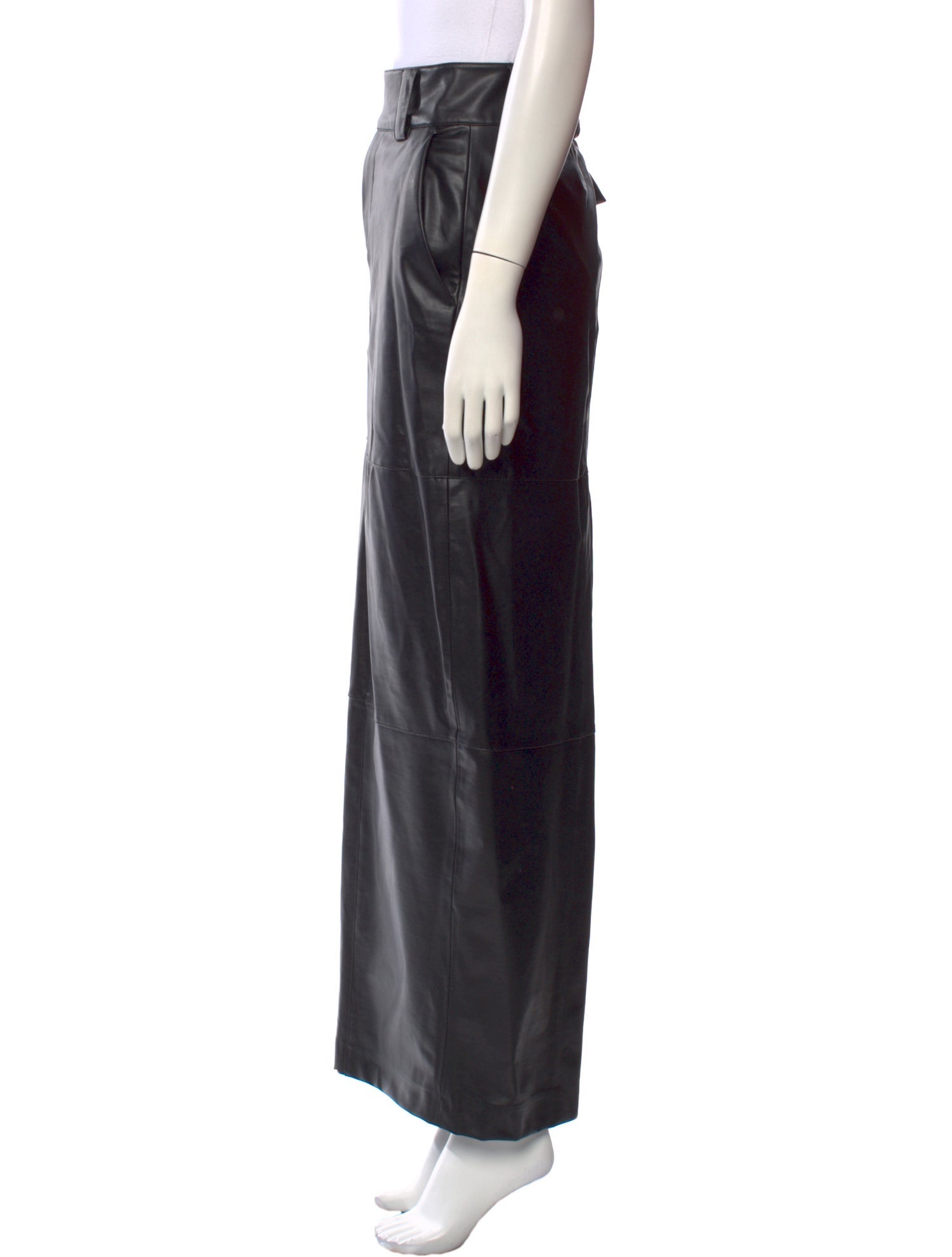 Helsa Faux Leather Long Skirt