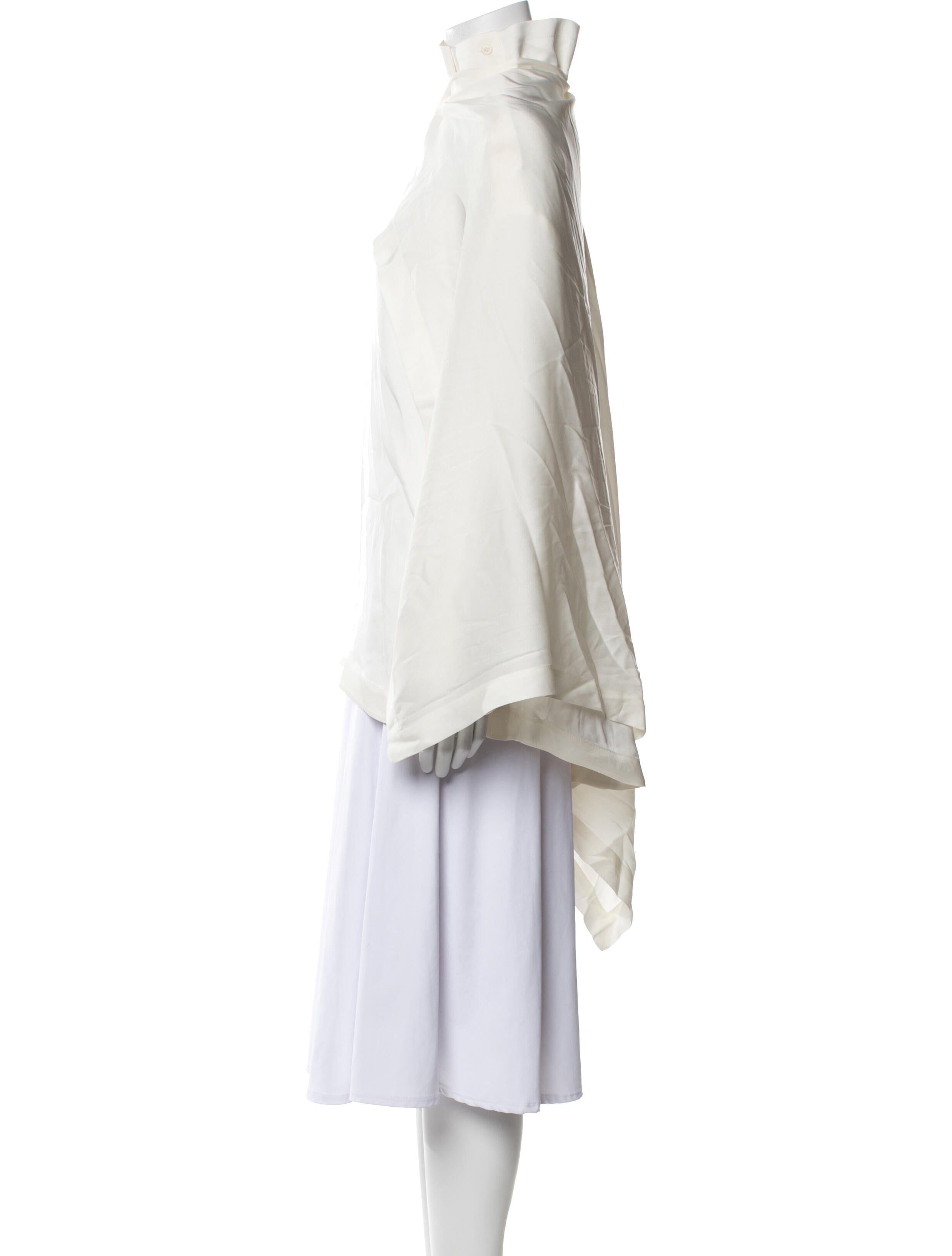 Helsa Silk Mock Neck Tunic