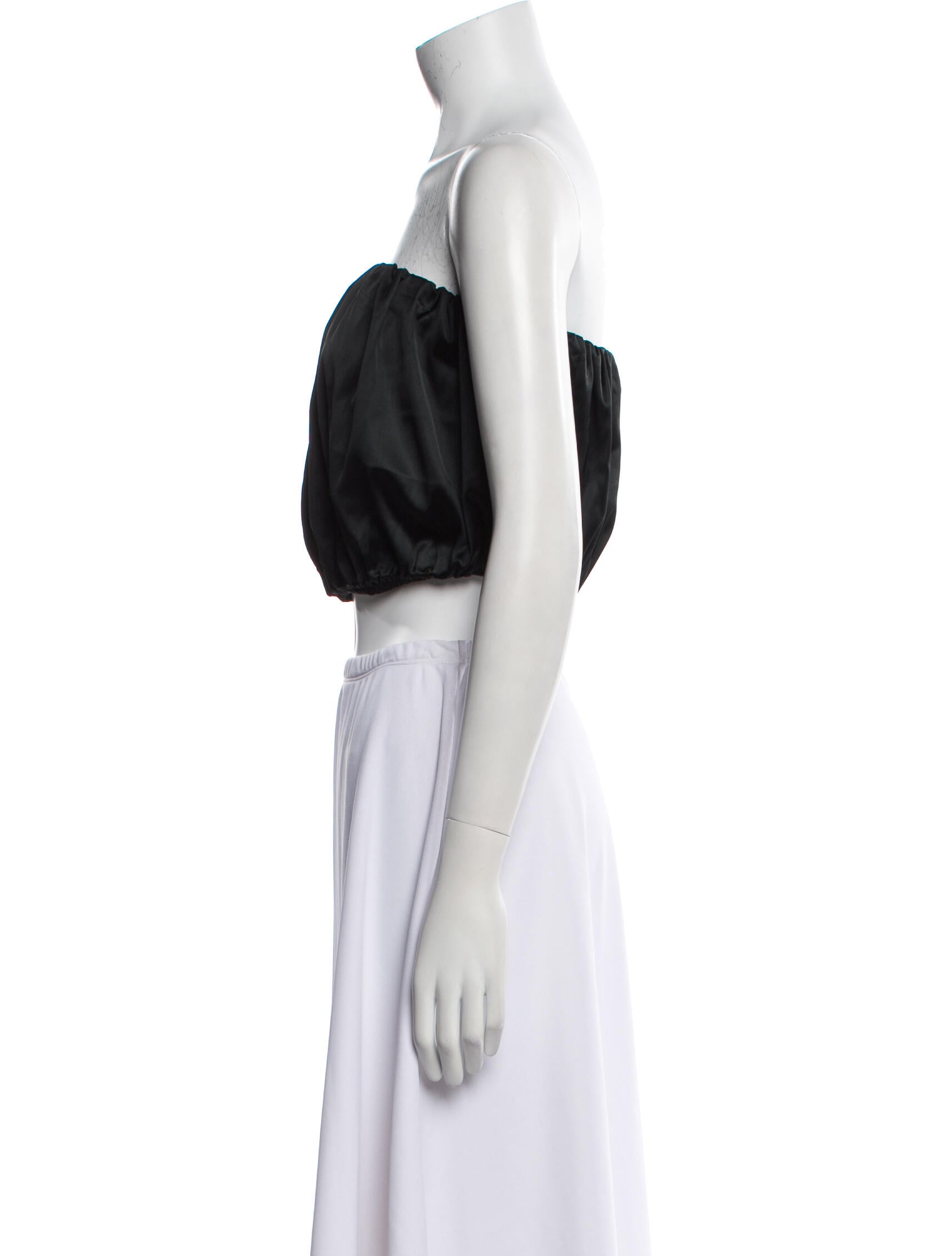 Helsa Strapless Crop Top