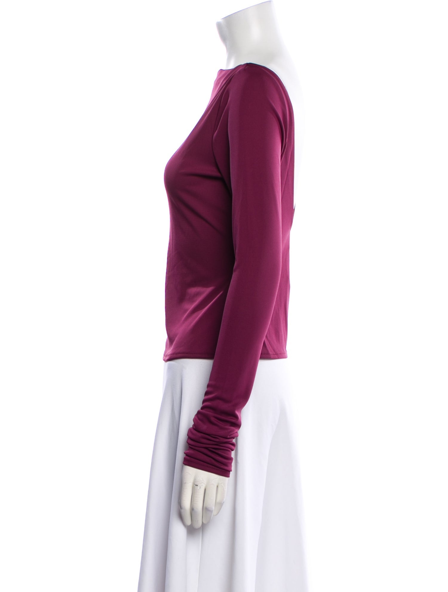 Helsa Bateau Neckline Long Sleeve Top w/ Tags