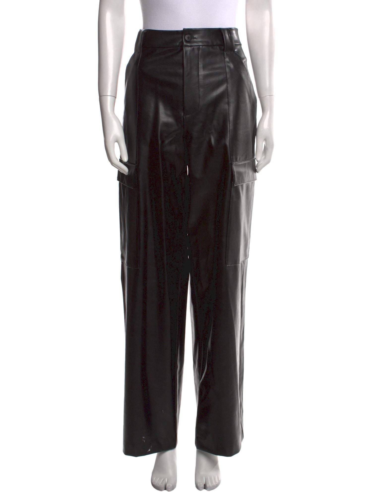 Helsa Faux Leather Wide Leg Pants