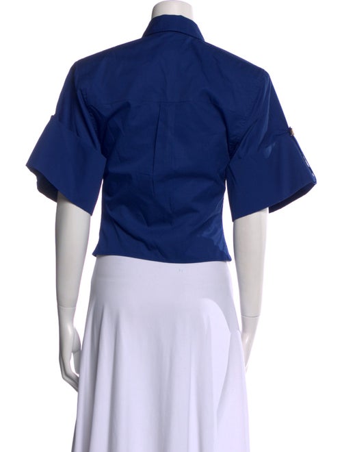 Helsa Short Sleeve Button-Up Top