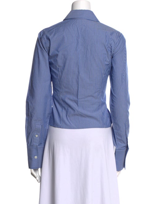 Helsa Striped Long Sleeve Button-Up Top