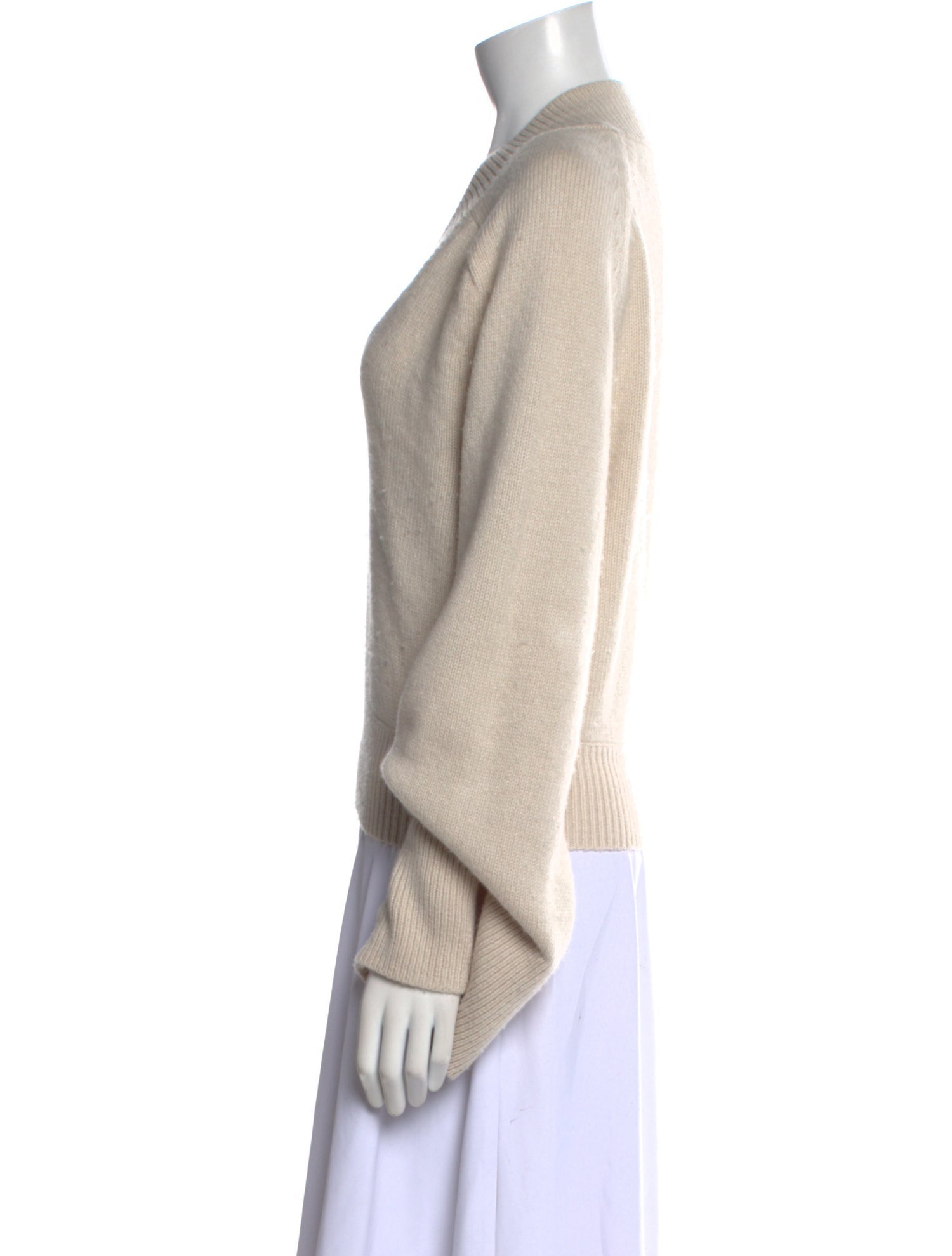 Helsa Nylon V-Neck Sweater