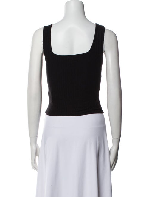 Helsa Square Neckline Sleeveless Crop Top