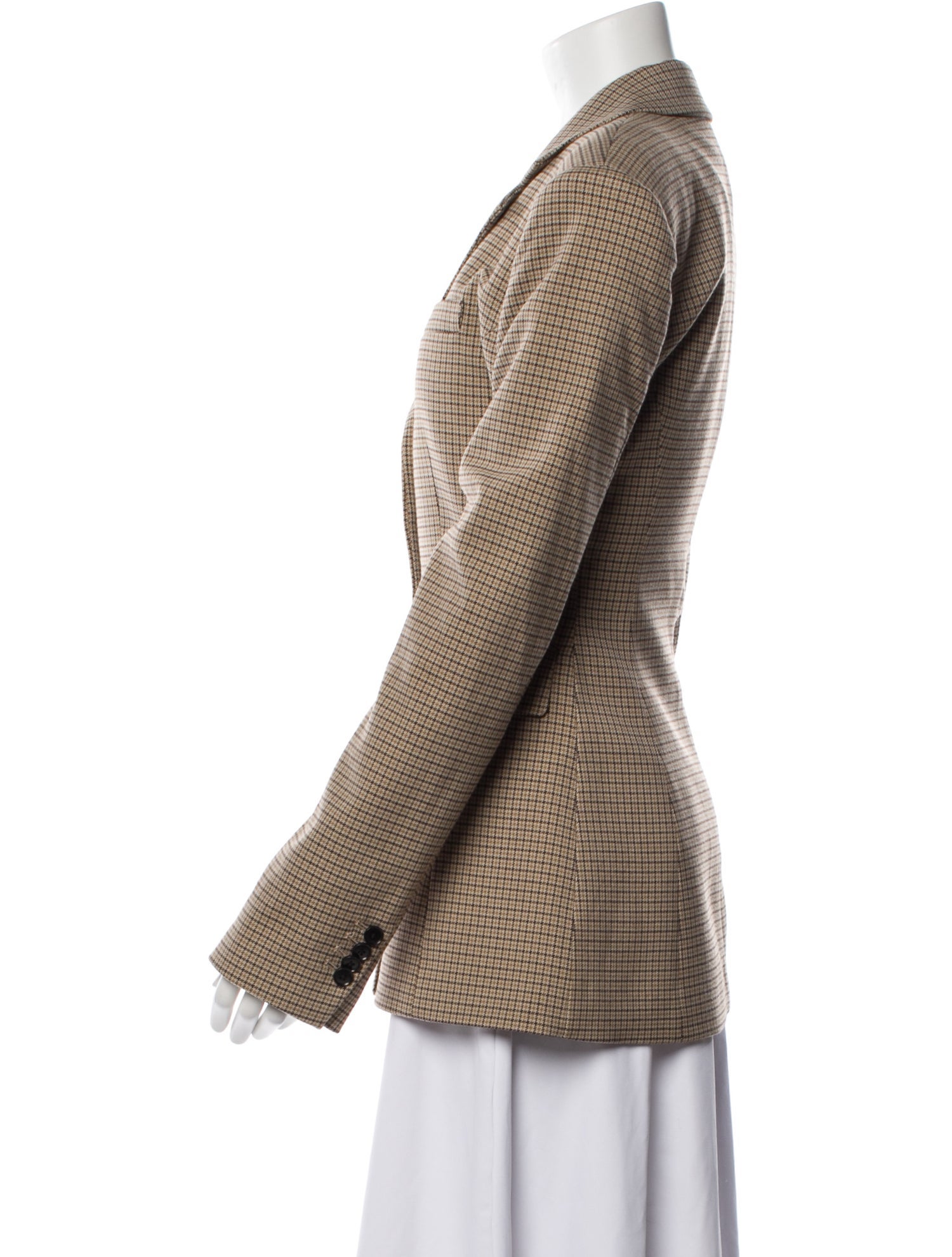 Helsa Plaid Print Blazer