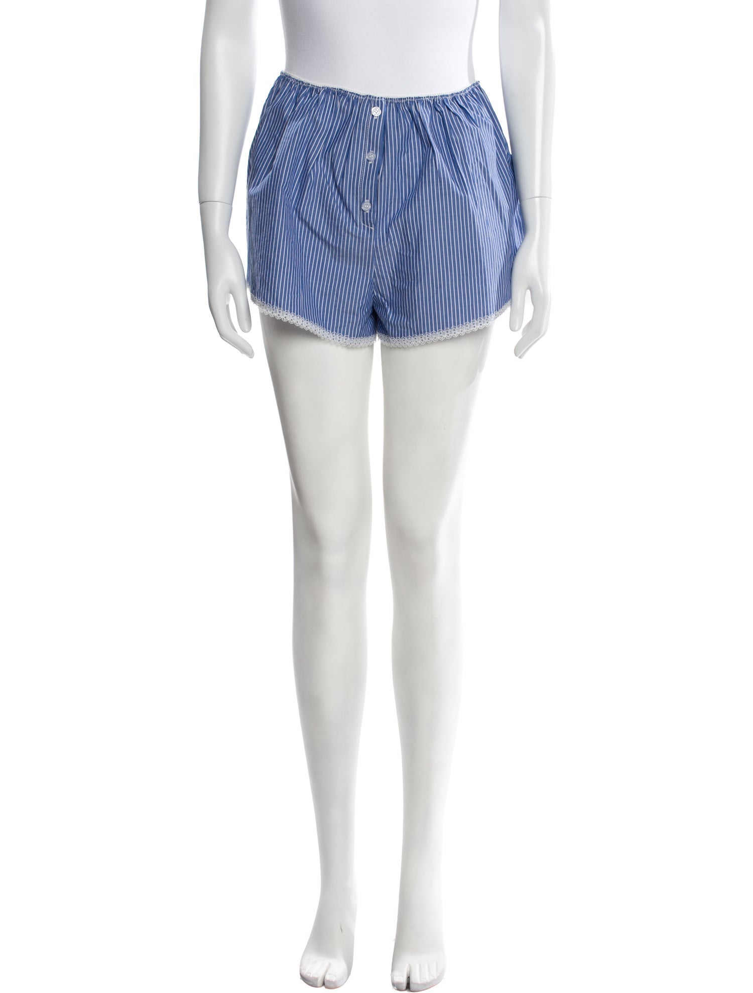 Helsa Striped Mini Shorts