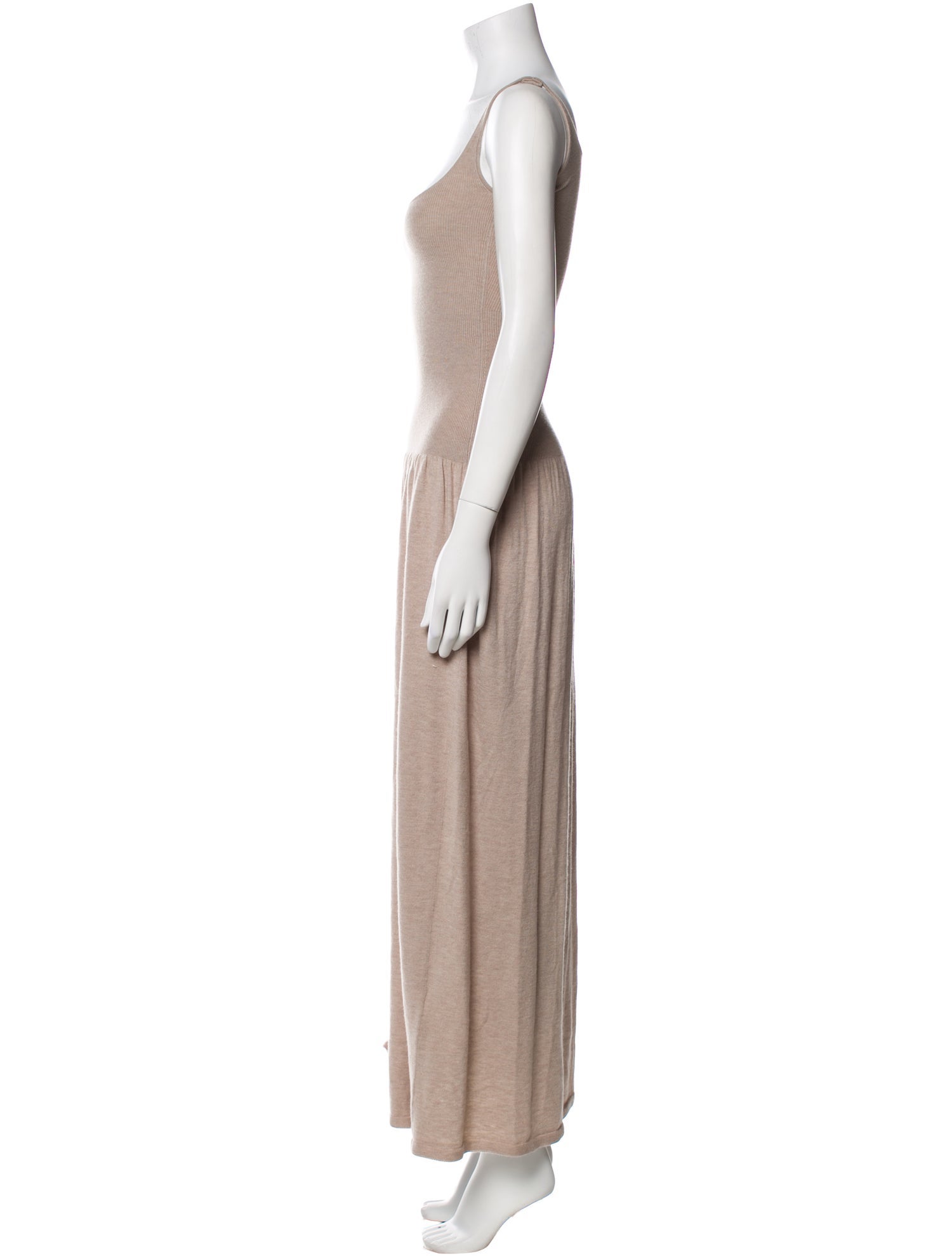Helsa Scoop Neck Long Dress