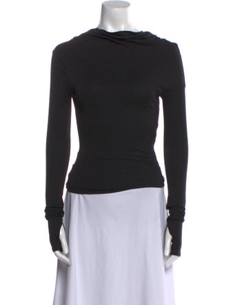 Helsa Cowl Neck Long Sleeve Top