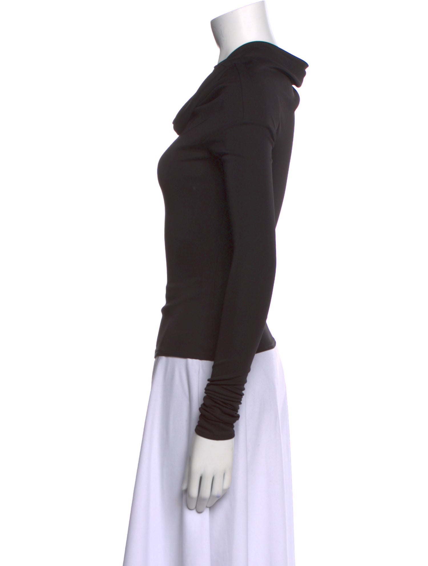 Helsa Cowl Neck Long Sleeve Top