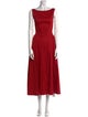 Helsa Bateau Neckline Long Dress