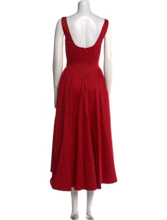 Helsa Bateau Neckline Long Dress