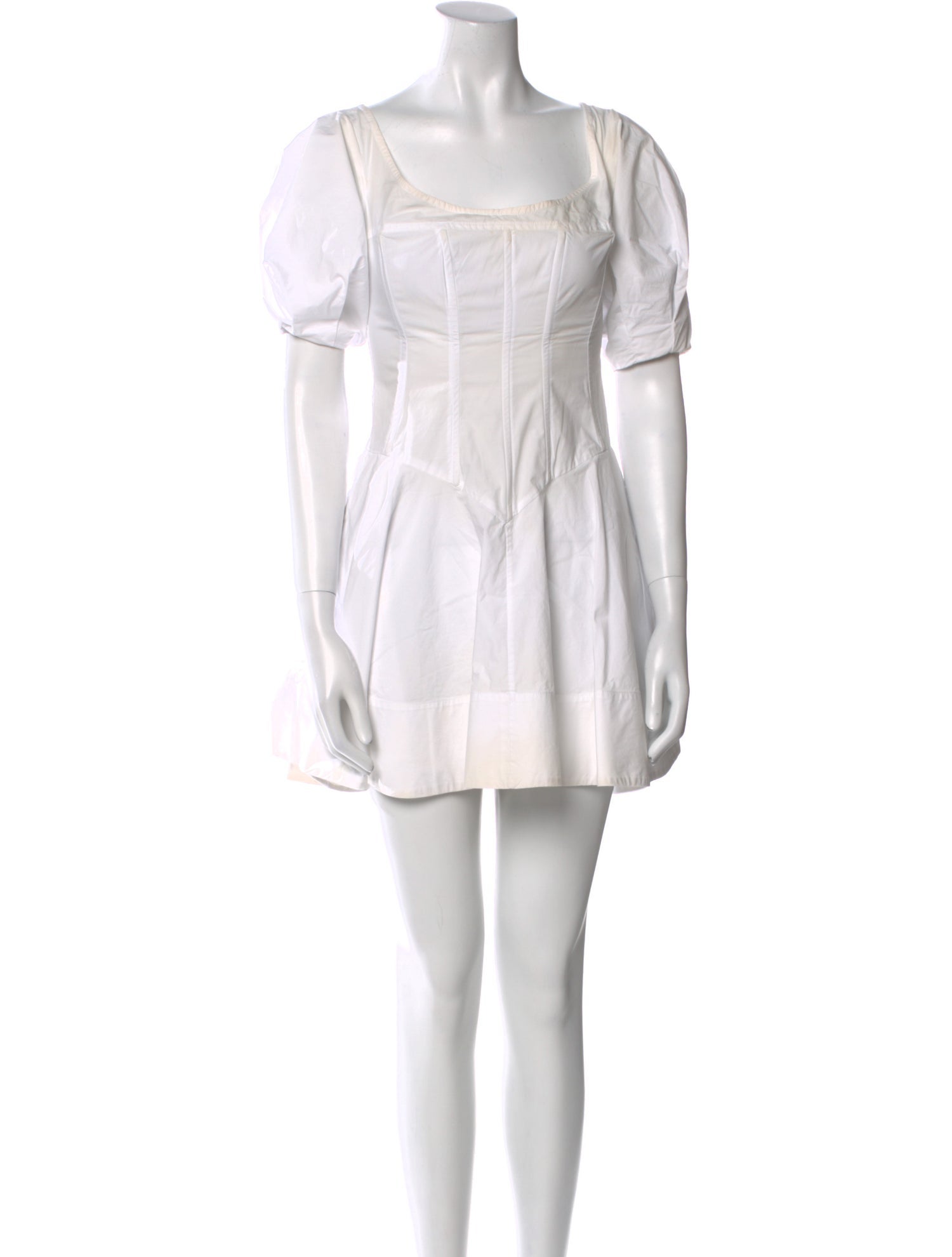 Helsa Square Neckline Mini Dress