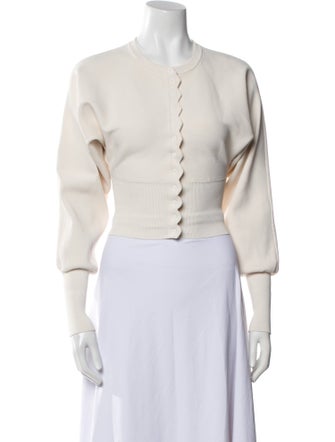 Helsa Crew Neck Long Sleeve Crop Top