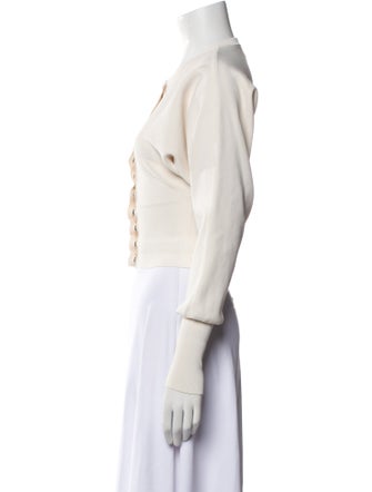 Helsa Crew Neck Long Sleeve Crop Top